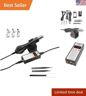 8858 Micro Hot Air Station SMD Rework Desoldering Digital Heat Gun