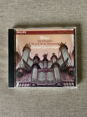 Widor, Symphonies No.5 & No.10 ''Romane,'' Daniel Chorzempa (CD,import,''Like New)