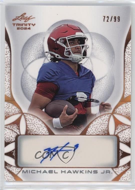2024 Leaf Trinity /99 Michael Hawkins Jr #BA-MHJ Auto 1h1