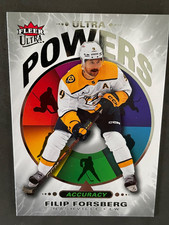 25/26 Fleer Ultra:Filip Forsberg Ultra Powers Accuracy #20 Predators