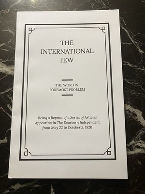 Henry Ford s The International Jew Volume I Historical Reprint