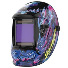YESWELDER Auto-Dunkel-Schwei&szlig;helm 10x9cm, 4 Sensoren, Schattierung 4/5-13 Solar