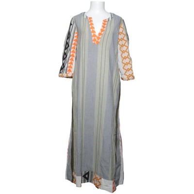 Devotion Twins, Kaftan, Größe: M, Grau/Orange/Mehrfarbig, Sonstiges, Damen #5y7