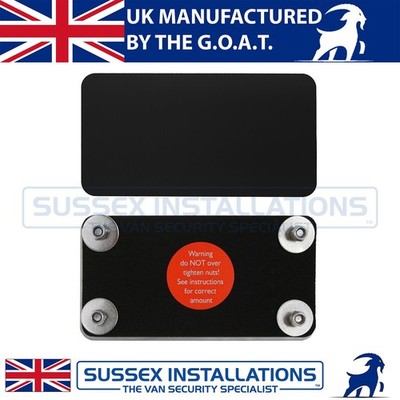 Universal Van door/bodywork hole Discount stock Repair Shield 160x85mm Black