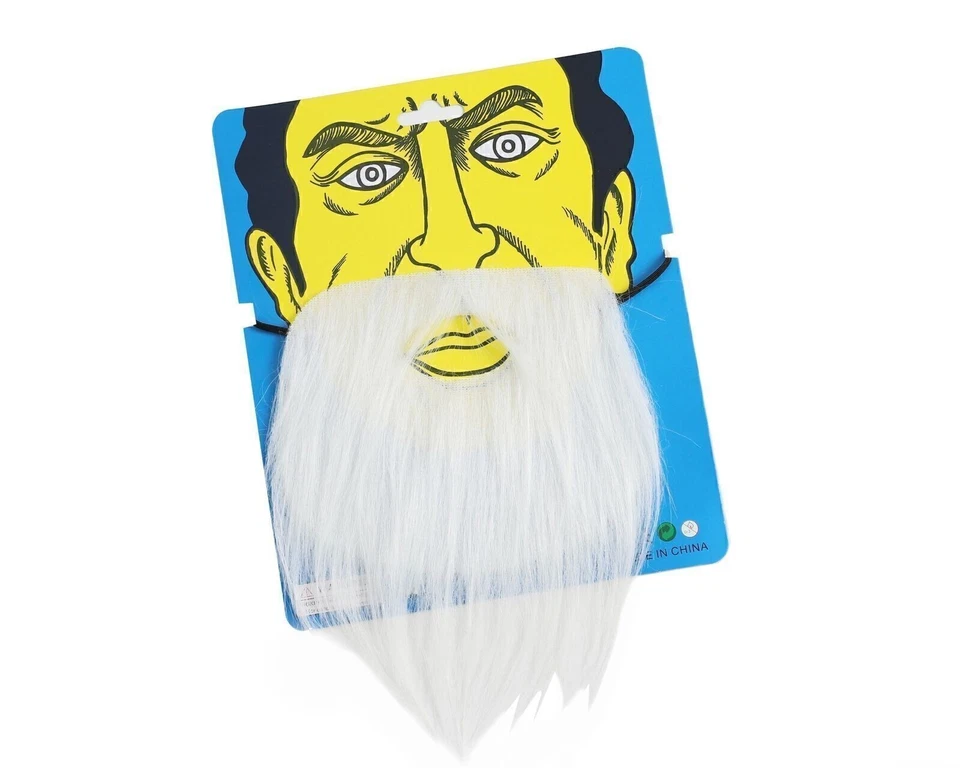 Novedad Barba Falsa Halloween Vestido Elegante Disfraz Fiesta Pirata Papá Noel Navidad Foto 2 de 4