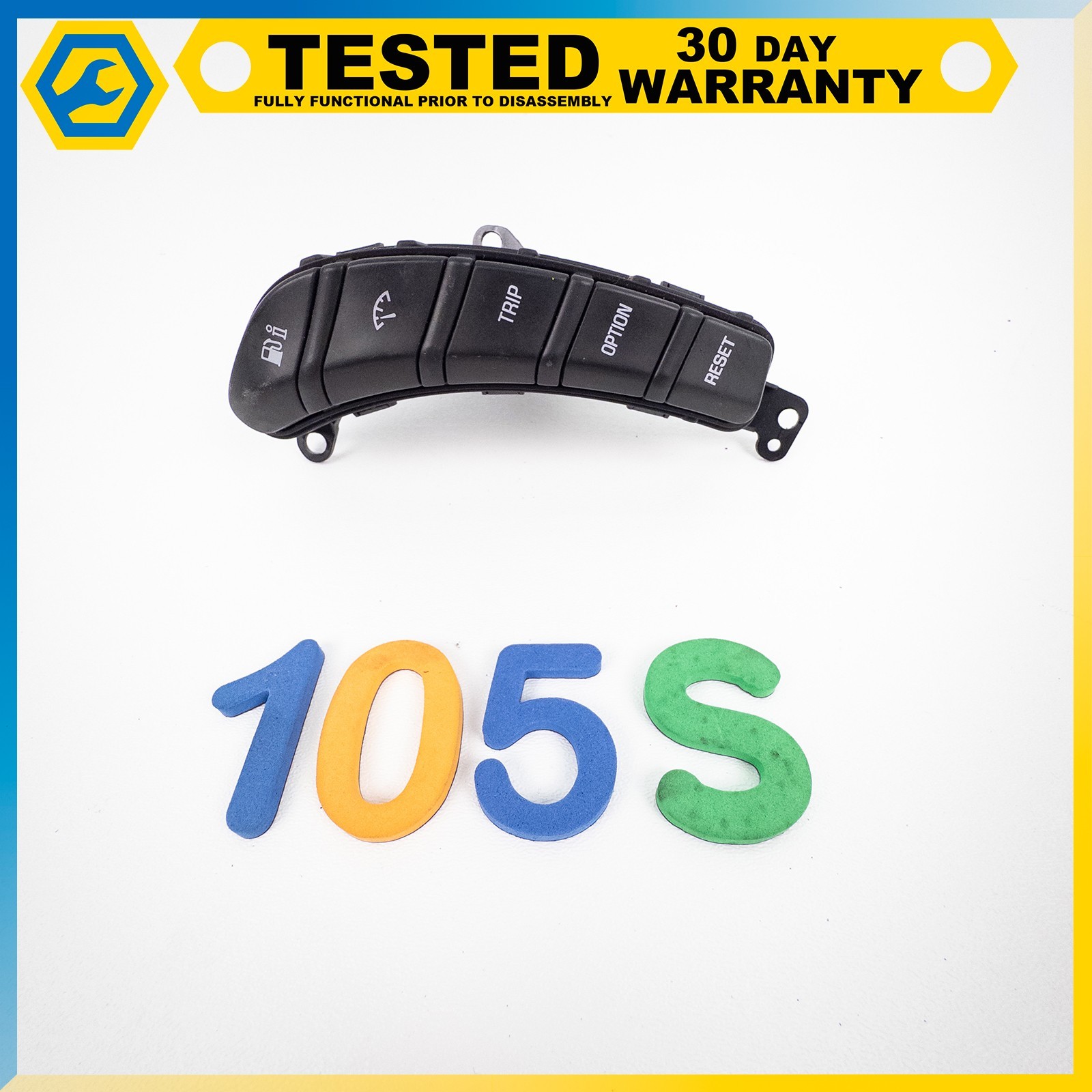 05-13 CHEVROLET CORVETTE C6 FRONT RIGHT HEADS UP DISPLAY SWITCH HUD CONTROL OEM