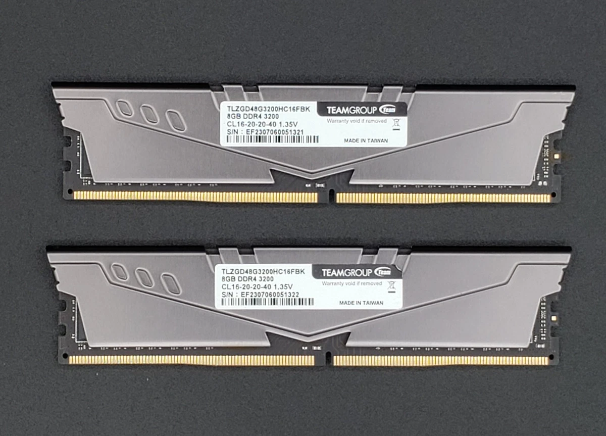 25+ Team Group DDR4 SDRAM 16 GB Total Capacity Memory (RAM) for