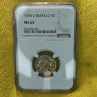1938-D Buffalo Nickel — photo from another recent sale