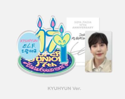 SUPER JUNIOR 17th Anniversary OFFICIAL MD Acrylic Stand & AR Voice
