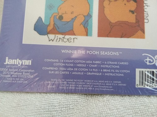 Disney Winnie The Pooh Seasons W-1133-55 Cross Stitch - Picture 4 of 5