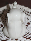 Lenox Porcelain Sitting Baby Elephant Figurine Gold Trim 3" Trunk Up — photo 5