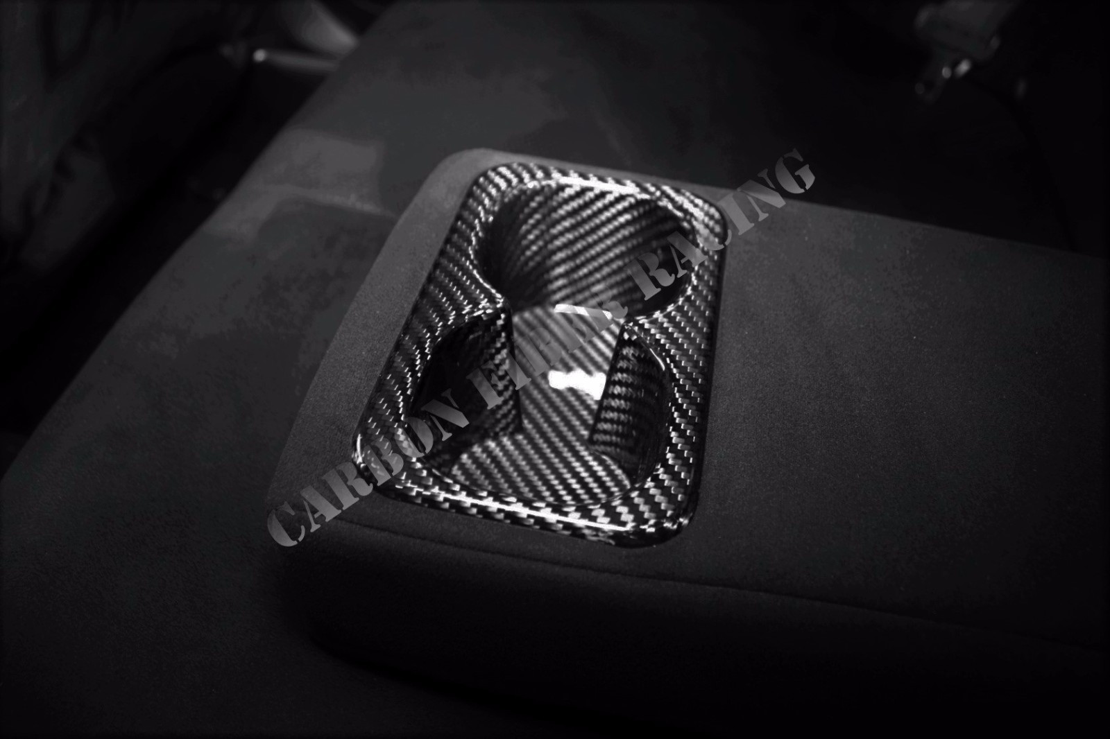 Mitsubishi Lancer Evolution / Evo X Rear Seat Cup Holder 100 Carbon