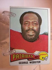 1975 Topps Football Card   #186 George Webster  (89770)