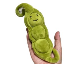 Jellycat Soft Pea Stuffed: Vivacious Vegetable Toy New With Tags Rare Plush