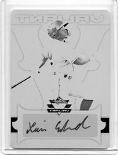 2018 Leaf Valiant Black Printing Plate Xavier Edwards Autograph RC 1/1 Auto