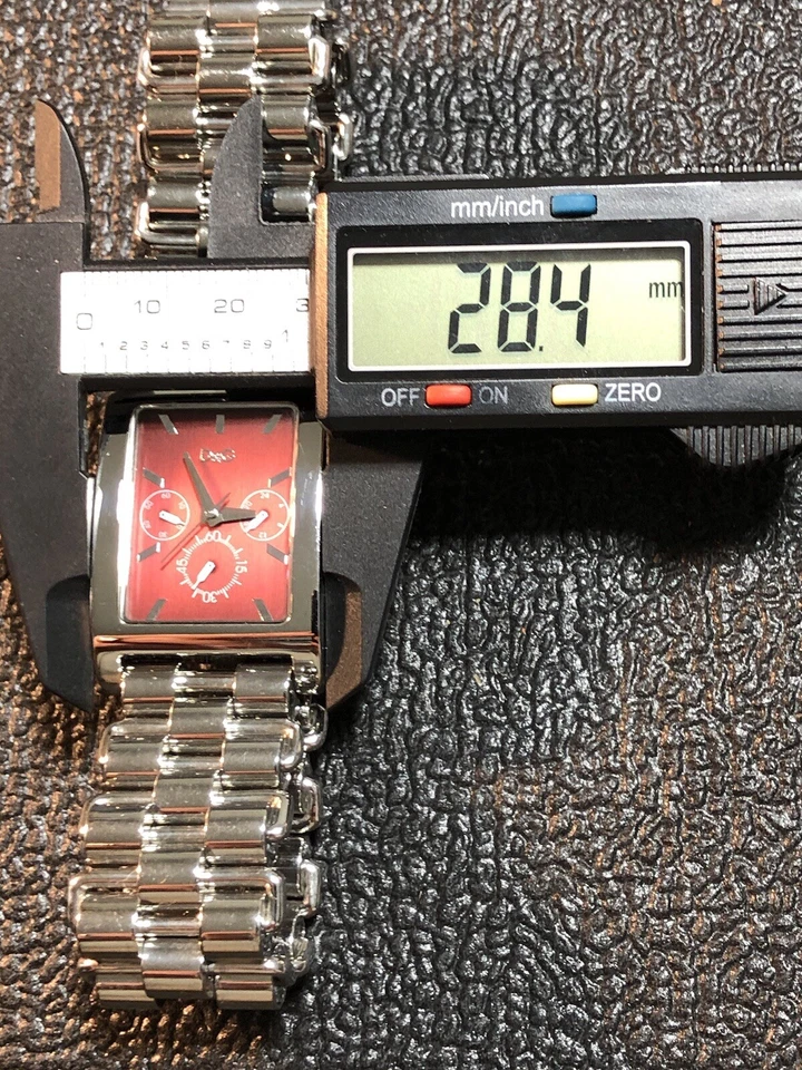 Dolce & Gabbana Time Men’s Chronograph Watch Stainless Rectangle Tank New Bat - Image 4 of 4