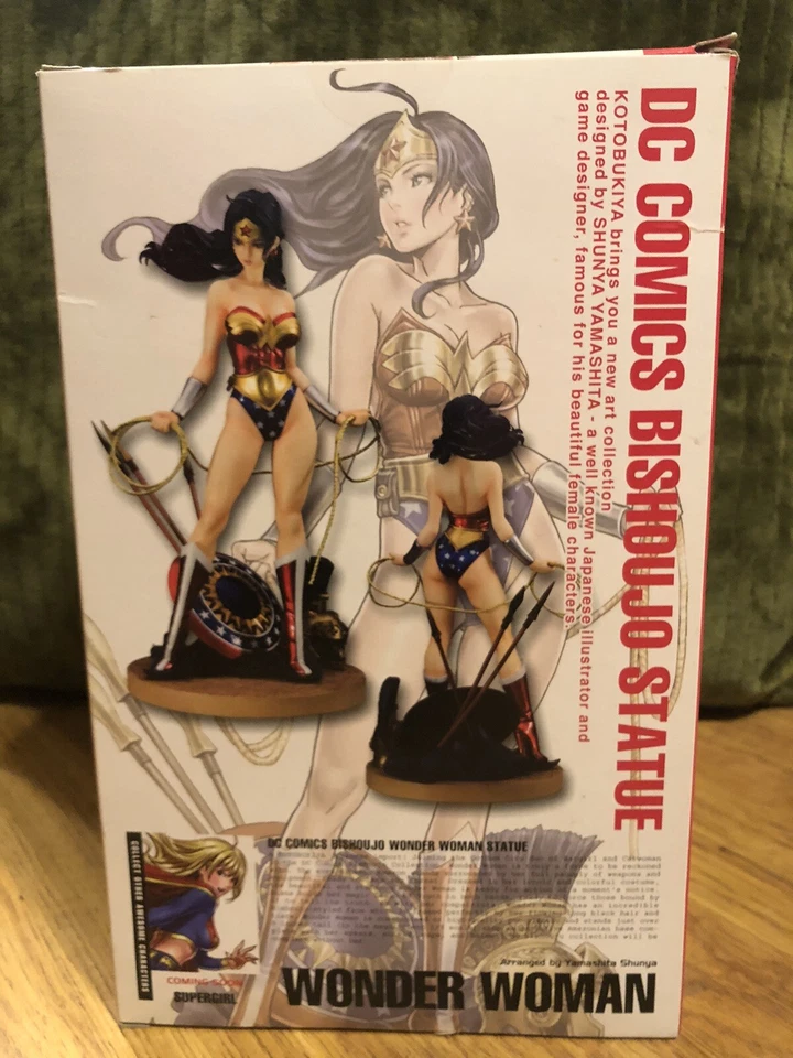 Estatua de PVC Bishoujo Wonder Woman escala 1/7 nueva 2011 Kotobukiya DC Comics Foto 3 de 3