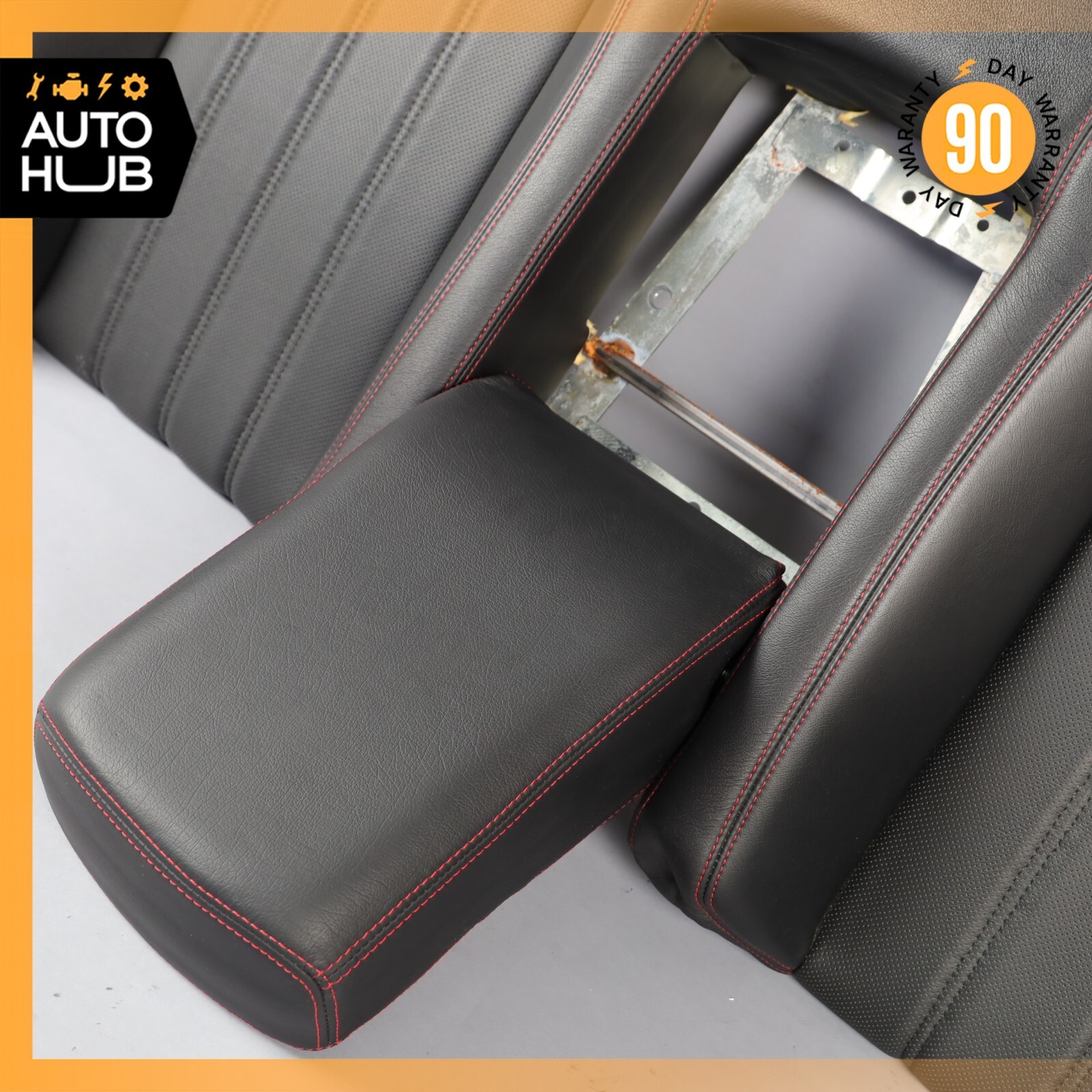 08-12 Maserati GranTurismo M145 Rear Upper Top Seat Cushion Black OEM 61k