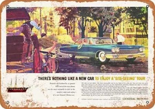 METAL SIGN - 1960 Cadillac Coupe de Ville - Vintage Look Reproduction 2