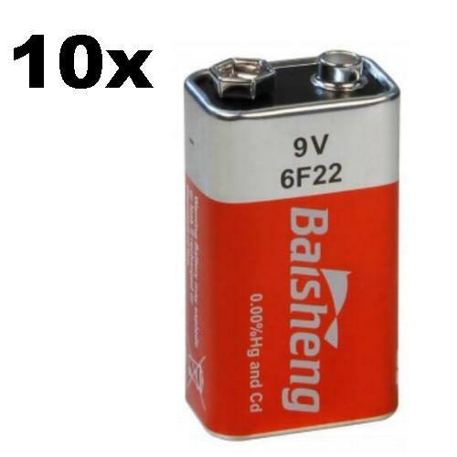 Thumbnail - Blockbatterie 9v Rauchmelder (für) Block 6f22 Ideal Super Heavy Duty