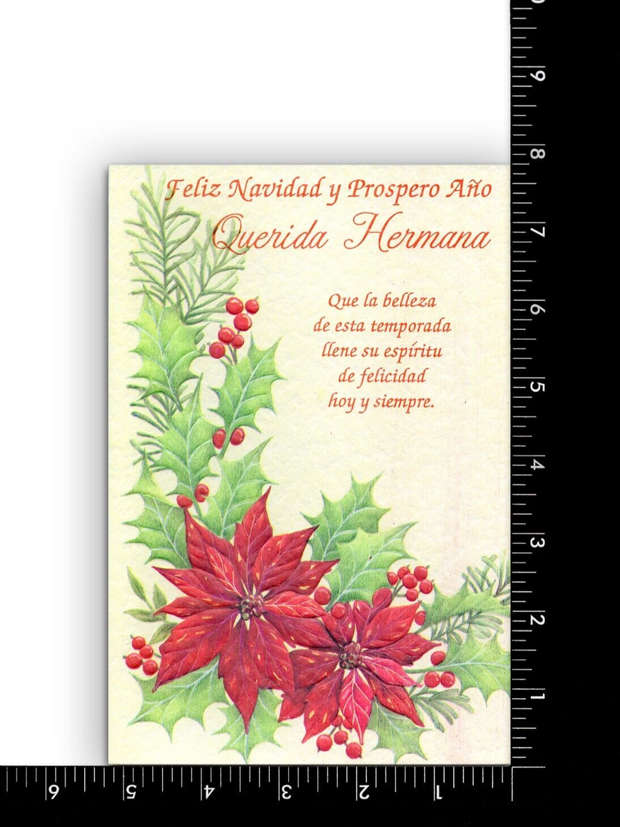 Designer Greetings Weihnachtskarten – Spanische Feliz Navidad Karten, Box Mit 6 Karten + Rote Umschläge