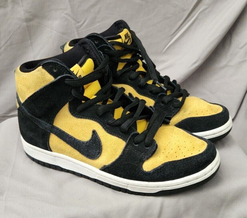 ナイキ　NIKE SB DUNK HIGH \"MAIZE AND BLACK\" NIKE SB Dunk High Pro Maize And Black Black Varsity Maize