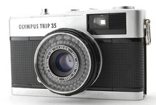  Near MINT Olympus Trip 35 35mm Point  Shoot Film Camera Silver from JAPAN