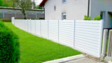 Recinzione Modulare Pannelli Privacy Personalizza 100% su misura PVC Bianco