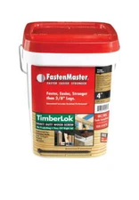 FastenMaster FMTLOK04-250 TimberLOK Heavy-Duty Wood Screw, 4 Inches, 250-Count,