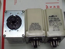 (2) POTTER & BRUMFIELD / AMF TIME DELAY on RELAY 120VAC 10 AMP , CKA-38-71022