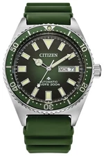 Citizen Herren Uhren Men's Calendar Green Automatic Watch 41 MM NY0121-09X