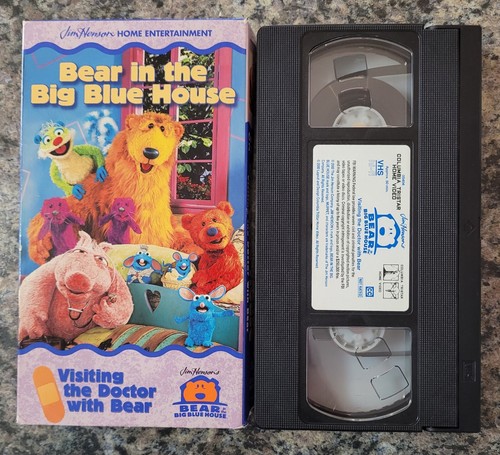 Bear In The Big Blue House Volume 1 & 3 + Visiting The Doctor With Bear VHS - Picture 12 of 14