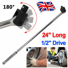 1/2" Drive BREAKER BAR 24" 600mm Long Strong Arm Power Bar Wheel Wrench - UK