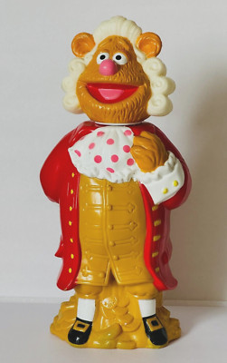 Rare Vintage Collectable The Muppets Fozzie Bear Foam Bath Plastic Figure COTY