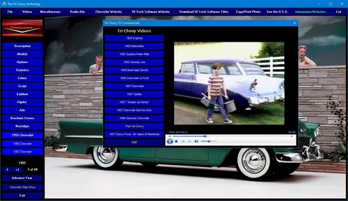 Tri-Chevy digital encyclopedia 1955 1956 1957 Chevrolet - Picture 3 of 3