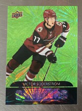 2020-21 Upper Deck Hockey Victor Soderstrom Dazzlers Green #DZ-53 UD 20-21 🏒