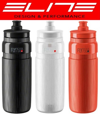 Elite Fly Tex SRL 750ml BPA-free Bio Water Bottle Colors Black Clear Red