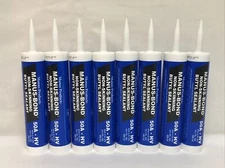 Lot Of (8) Manus Products Manus-Bond Non-Skinning Butyl Sealant 50A-HV