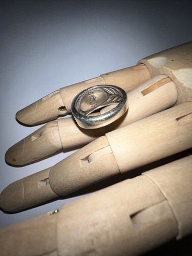 DAVID YURMAN ST. SILVER NORTH STAR BLACK DIAMONDS RING SZ 9 15.1 GRAMS 925 - Picture 3 of 7