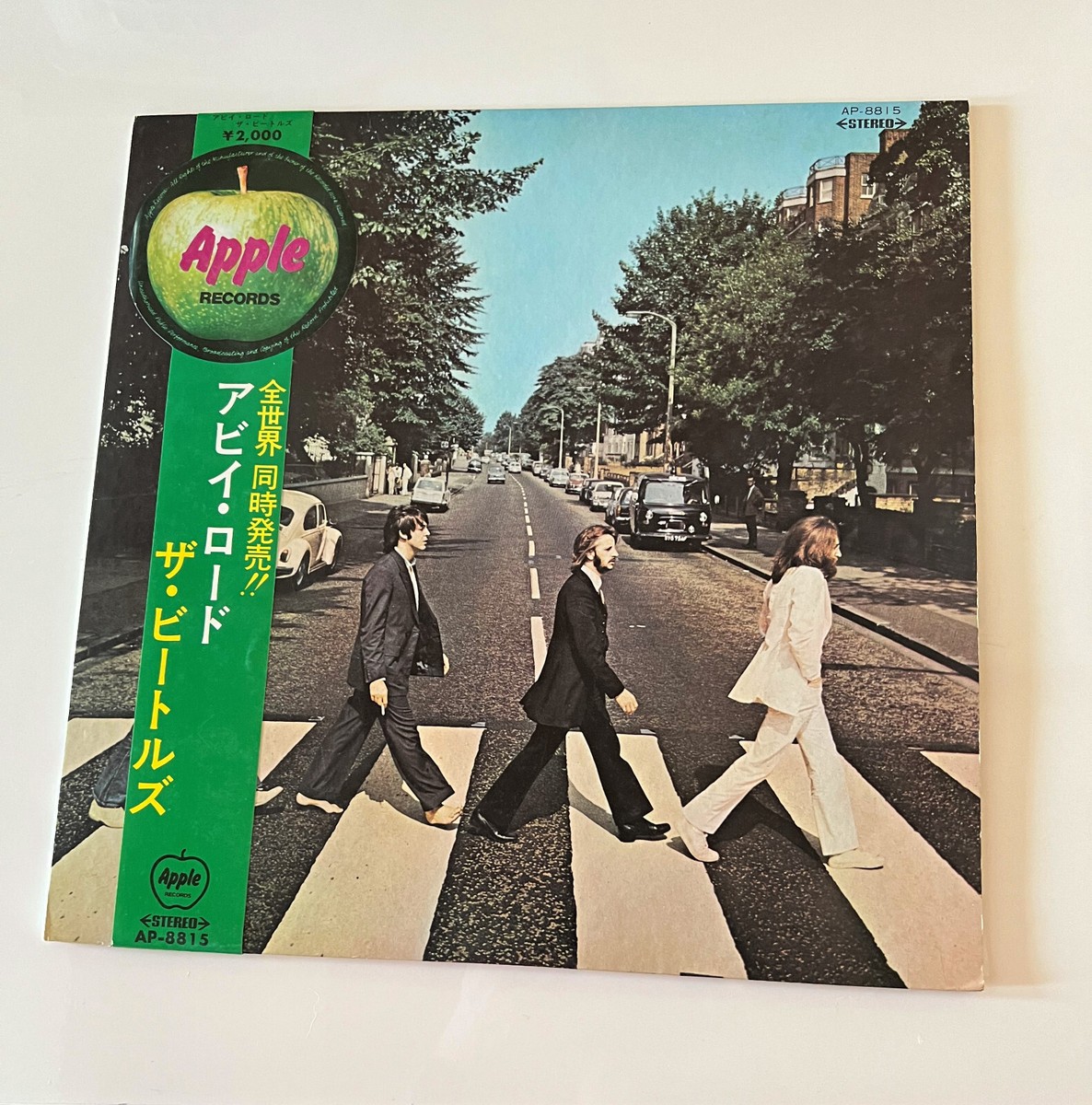 全体に良好　　　アビーロード 帯付き　赤盤　ビートルズ 赤盤帯付】ザ・ビートルズ「アビイ・ロード（AP-8815）」 AP-8815