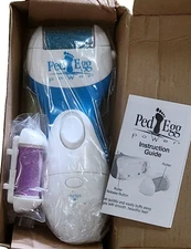 Ped Egg Power  PLATINUM Cordless Callus Remover with one extra roller new as pic