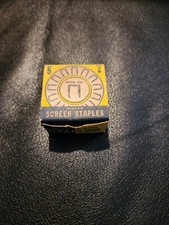 window screen/wire colth staples no.5 holland mfg co. Made in the usa. 3/8 inch