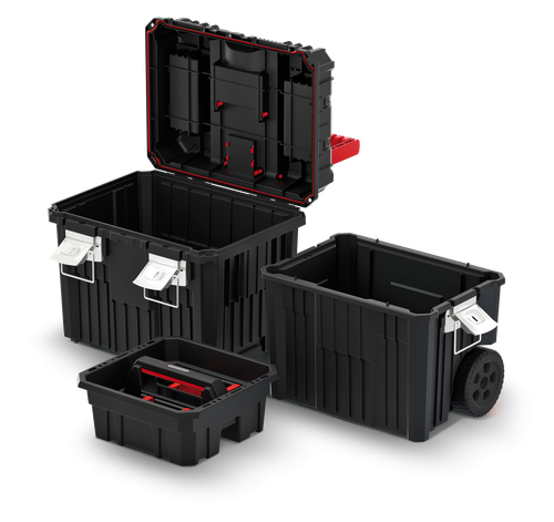 Modular rollend abschließbar Werkzeugkasten Räder versch. Polypropylen Kistenberg Pro - Bild 10 von 62