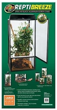Zoo Med ReptiBreeze Open Air Screen Cage – Large (18 × 18 × 36 in)