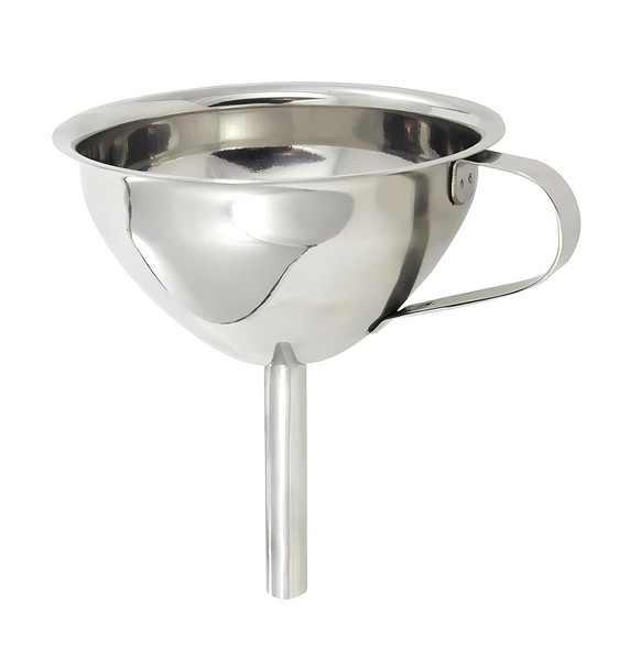 Trichter Edelstahl Ø9Cm Griff EinfüLltrichter FüLltrichter Flaschentrichter 36-image