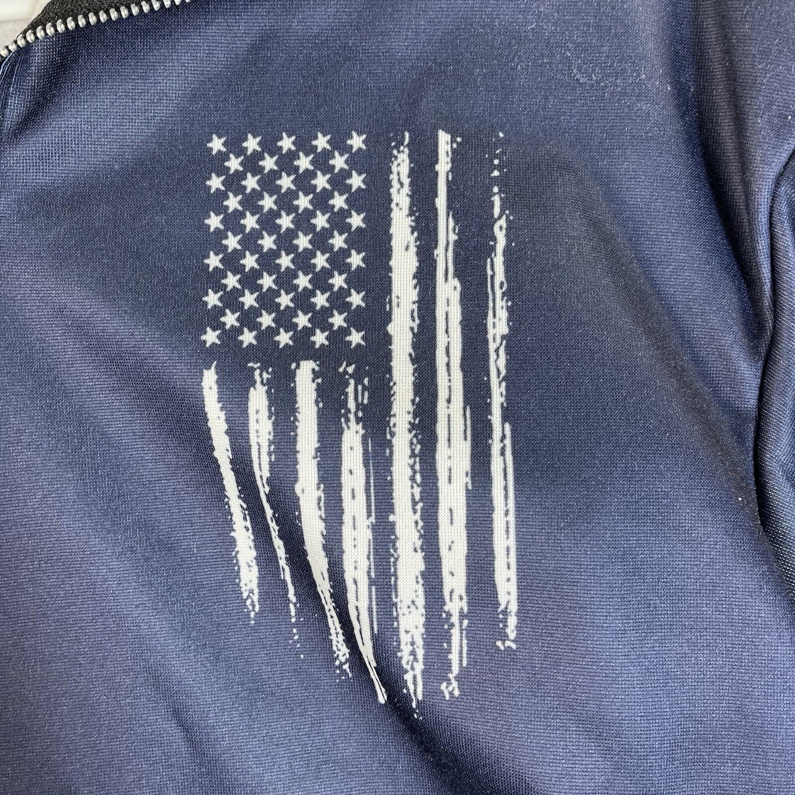 American Flag Pullover Jacket Médium - image 3