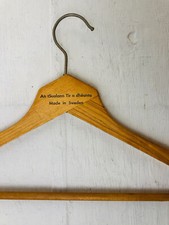 Vintage Wood Hanger Made in Sweden "an tsualann tir a dheanta" Irish Rare HTF