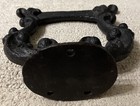 Authentic Antique Ornate Scroll / Harp Style Cast Iron Boot Scraper Late 1800s — photo 2