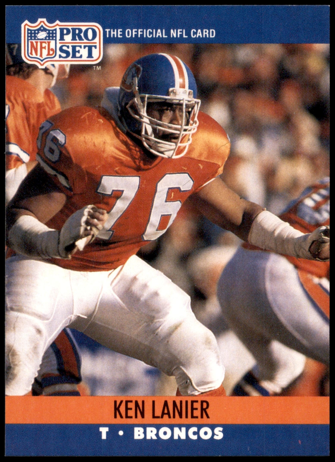 Ken Lanier #488 1990 Pro Set
