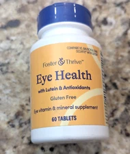 Foster & Thrive Eye Health Lutein & Antioxidants 60 tablets exp: 07/2027